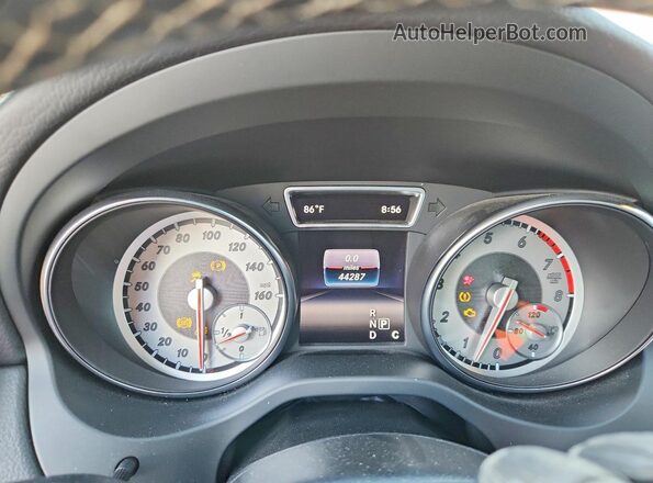 WDCTG4EB1GJ204511 2016 MERCEDES-BENZ GLA White Вид щитка приладів