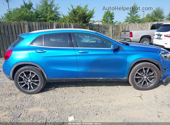 WDCTG4EB1HJ295216 2017 MERCEDES-BENZ GLA 250 Blue Սալոնի հետևի տեսք