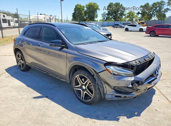 WDCTG4EB1HJ343832 2017 MERCEDES-BENZ GLA Серый Передняя правая четверть