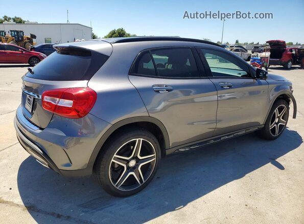 WDCTG4EB1HJ343832 2017 MERCEDES-BENZ GLA Серый Задняя правая четверть