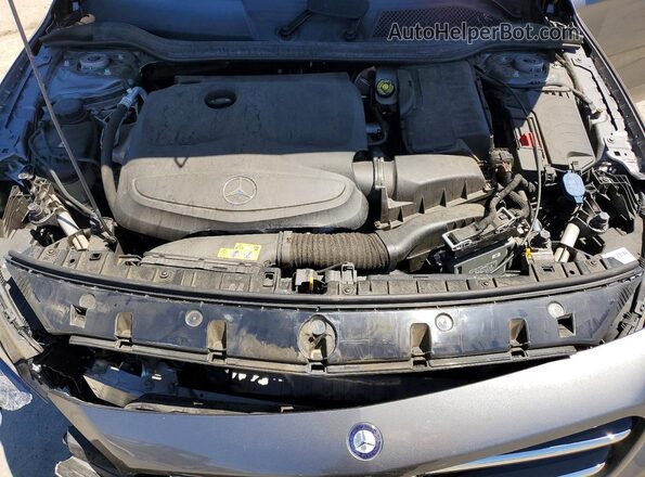 WDCTG4EB1HJ343832 2017 MERCEDES-BENZ GLA Серый Вид задней части салона