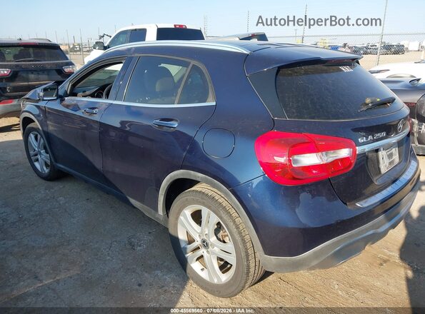 WDCTG4EB1JJ434119 2018 MERCEDES-BENZ GLA 250 Blue Rear left