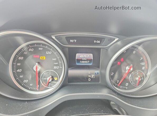 WDCTG4EB1KJ552267 2019 MERCEDES-BENZ GLA White Widok zestawu wskaźników