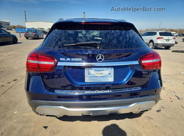 WDCTG4EB1KJ554729 2019 MERCEDES-BENZ GLA Blue Rear view