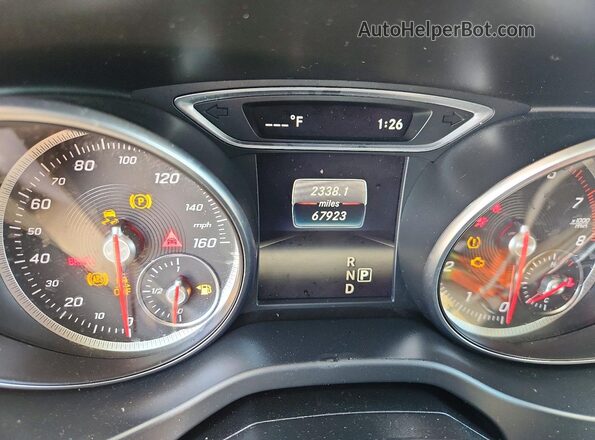 WDCTG4EB1KJ554729 2019 MERCEDES-BENZ GLA Blue Instrument cluster view
