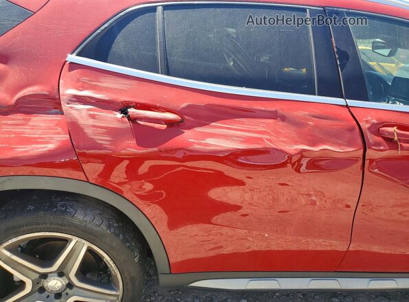 WDCTG4EB2GJ212763 2016 MERCEDES-BENZ GLA Red Vista de los asientos traseros