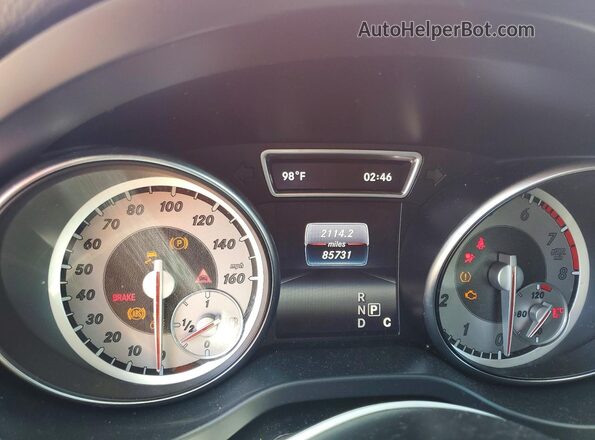 WDCTG4EB2GJ212763 2016 MERCEDES-BENZ GLA Red Vista del cuadro de instrumentos