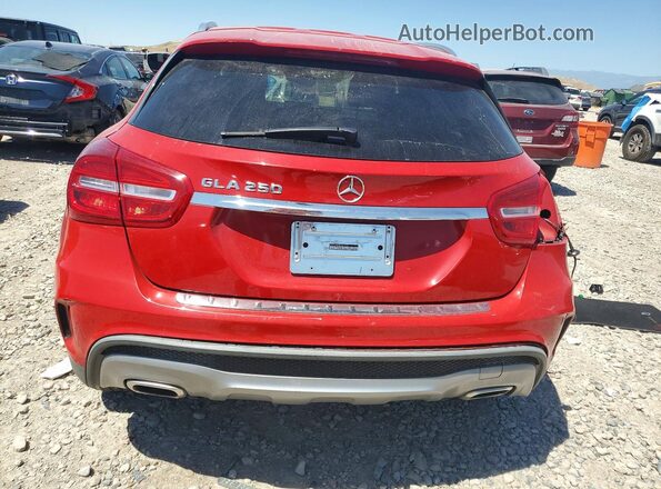 WDCTG4EB2GJ212763 2016 MERCEDES-BENZ GLA Red Vista trasera