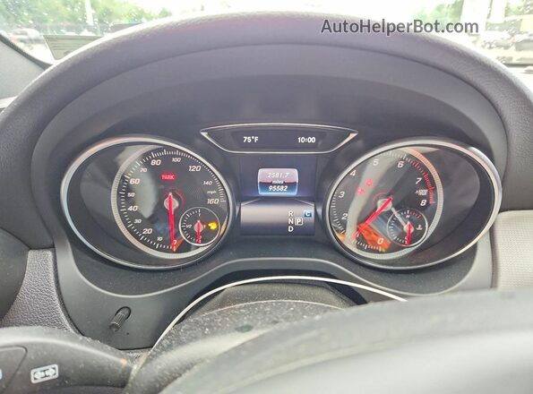 WDCTG4EB2JJ458476 2018 MERCEDES-BENZ GLA Black Instrument cluster view