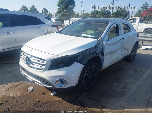 WDCTG4EB2KU018256 2019 MERCEDES-BENZ GLA 250 White Առջևի ձախ երեք քառորդ տեսարան