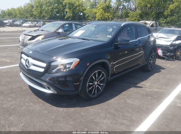 WDCTG4EB3HJ338132 2017 MERCEDES-BENZ GLA 250 Black Передня ліва чверть