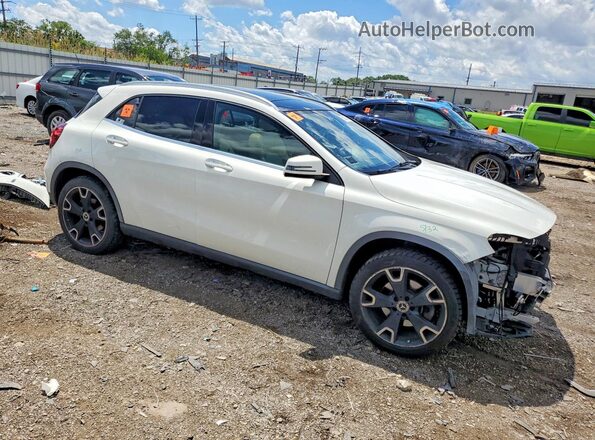 WDCTG4EB3JJ471415 2018 MERCEDES-BENZ GLA Белый Передняя правая четверть