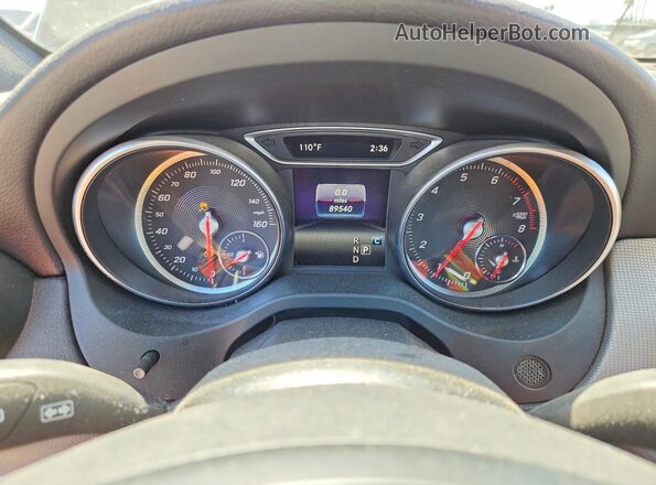 WDCTG4EB3KU014541 2019 MERCEDES-BENZ GLA Black Вид щитка приладів