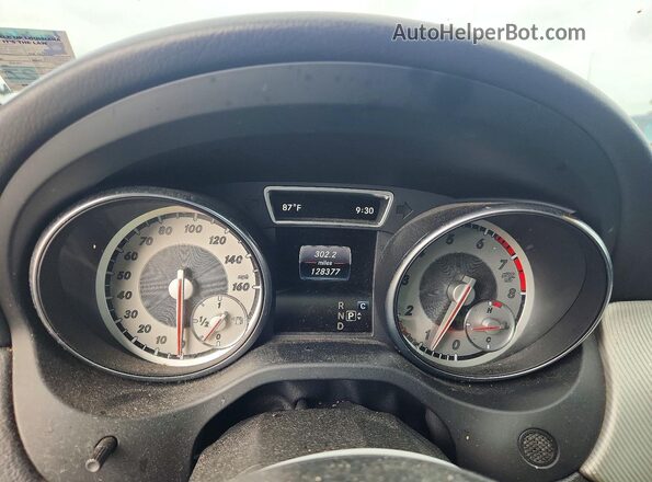 WDCTG4EB4HJ316866 2017 MERCEDES-BENZ GLA Charcoal Instrument cluster view