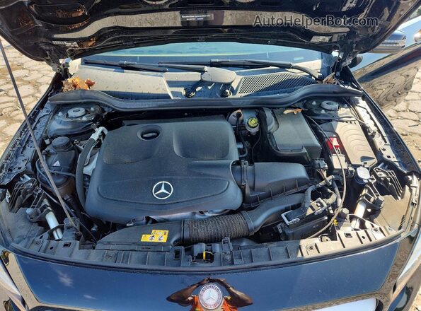 WDCTG4EB4HJ344490 2017 MERCEDES-BENZ GLA Black Вид задньої частини салону