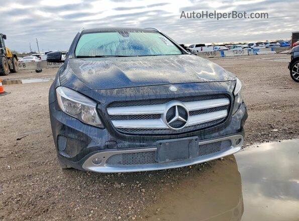 WDCTG4EB4HJ349396 2017 MERCEDES-BENZ GLA Black Front view