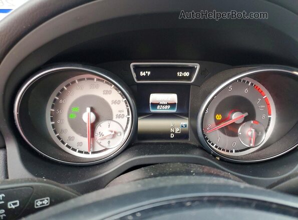 WDCTG4EB4HJ349396 2017 MERCEDES-BENZ GLA Black Instrument cluster view