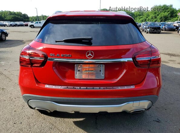 WDCTG4EB4KU014130 2019 MERCEDES-BENZ GLA Red უკანა ხედი