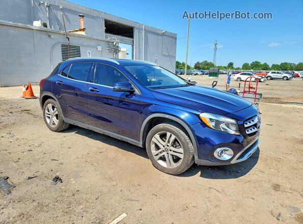 WDCTG4EB5JJ454762 2018 MERCEDES-BENZ GLA Blue Передня права чверть