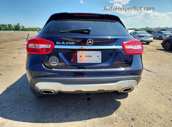 WDCTG4EB5JJ454762 2018 MERCEDES-BENZ GLA Blue Вид ззаду