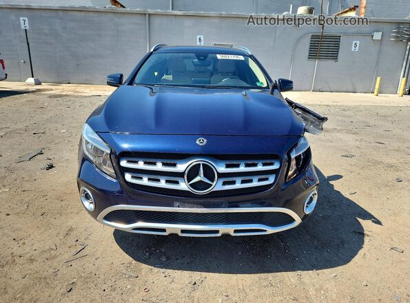 WDCTG4EB5JJ454762 2018 MERCEDES-BENZ GLA Blue Вид спереду