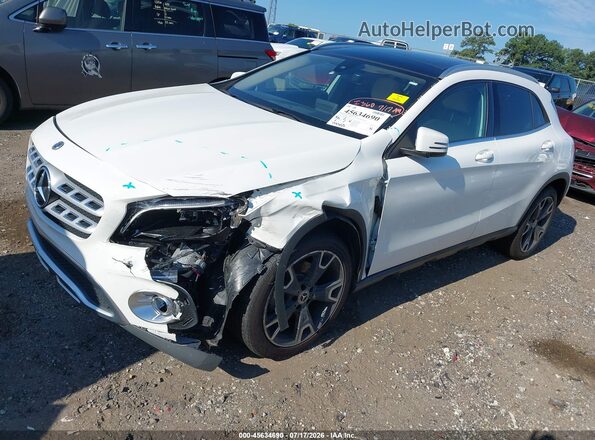 WDCTG4EB5KU014878 2019 MERCEDES-BENZ GLA-CLASS White წინა მარცხენა ხედი სამი მეოთხედიდან
