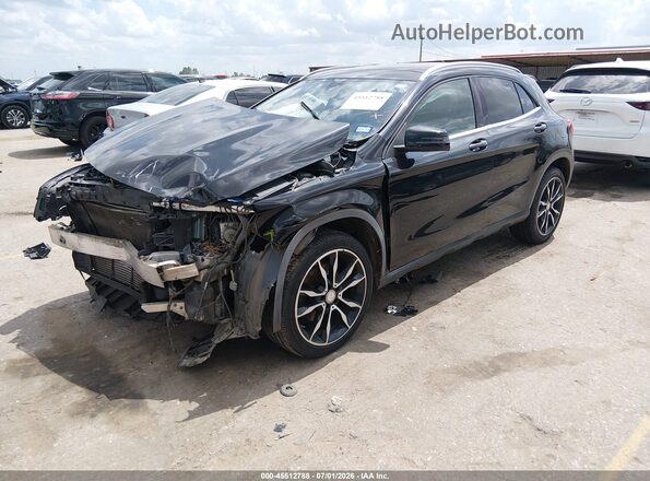 WDCTG4EB6GJ235642 2016 MERCEDES-BENZ GLA 250 Black წინა მარცხენა ხედი სამი მეოთხედიდან
