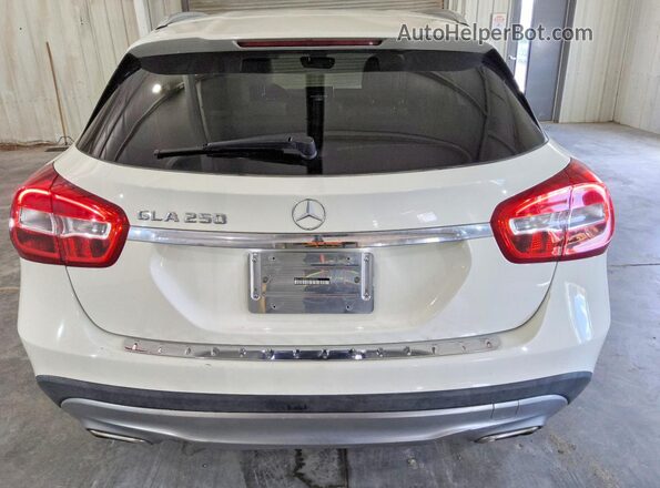 WDCTG4EB6GJ243353 2016 MERCEDES-BENZ GLA White Հետևի տեսք