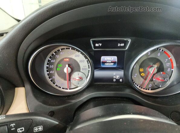 WDCTG4EB6GJ243353 2016 MERCEDES-BENZ GLA White Սարքավորումների վահանակի տեսք