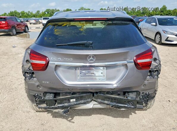 WDCTG4EB6JJ453927 2018 MERCEDES-BENZ GLA Gray Вид ззаду