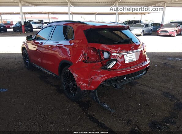 WDCTG4EB6LJ663723 2020 MERCEDES-BENZ GLA 250 Red Trasero izquierdo