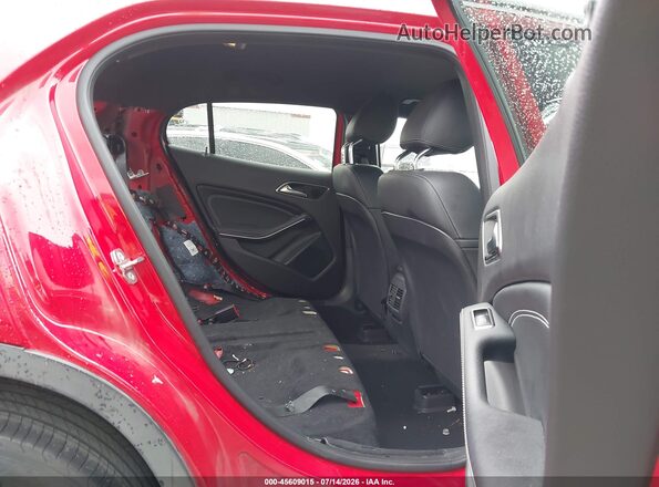 WDCTG4EB6LU022442 2020 MERCEDES-BENZ GLA 250 Red VIN კოდის სტიკერის ხედი