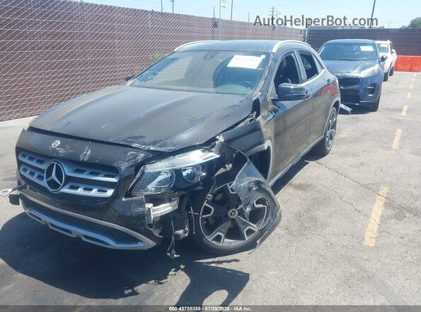 WDCTG4EB7KU009679 2019 MERCEDES-BENZ GLA 250 Black Передня ліва чверть
