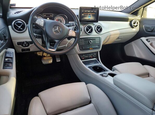 WDCTG4EB9HJ341102 2017 MERCEDES-BENZ GLA Gray წინა პანელის ხედი