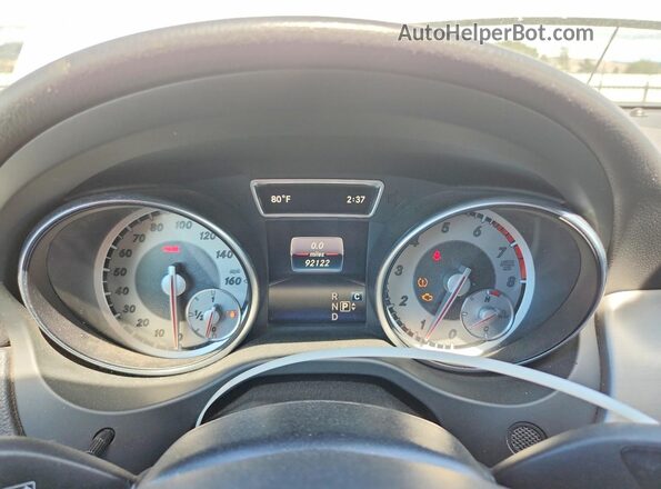 WDCTG4EB9HJ349846 2017 MERCEDES-BENZ GLA White Instrument cluster view