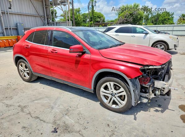 WDCTG4EB9JJ394162 2018 MERCEDES-BENZ GLA Красный Передняя правая четверть