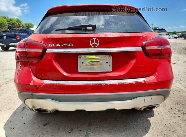 WDCTG4EB9JJ394162 2018 MERCEDES-BENZ GLA Красный Вид сзади