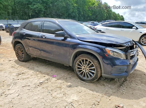 WDCTG4EB9JJ434689 2018 MERCEDES-BENZ GLA Синий Передняя правая четверть