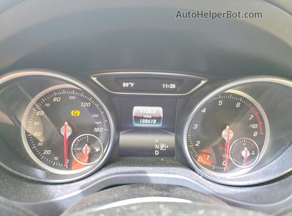 WDCTG4EB9JJ434689 2018 MERCEDES-BENZ GLA Синий Вид щитка приборов
