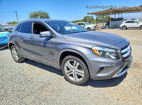 WDCTG4EBXGJ205043 2016 MERCEDES-BENZ GLA Gray Передня права чверть