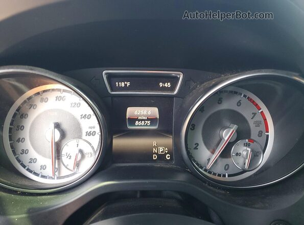 WDCTG4EBXGJ260530 2016 MERCEDES-BENZ GLA Black Widok zestawu wskaźników