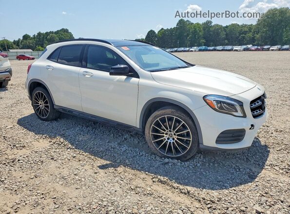 WDCTG4GB2JJ379614 2018 MERCEDES-BENZ GLA Белый Передняя правая четверть