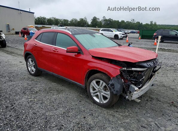 WDCTG4GB2JJ380326 2018 MERCEDES-BENZ GLA Red Przód prawy