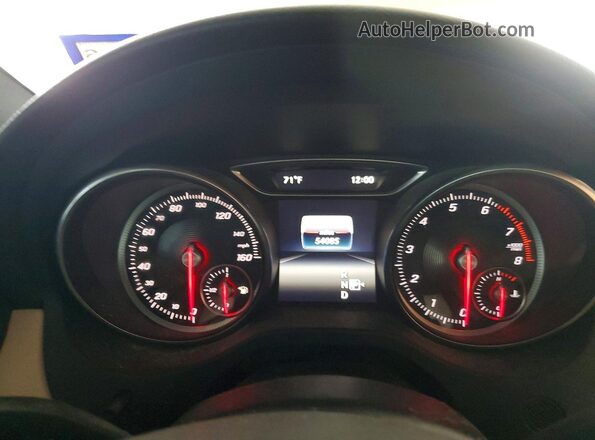 WDCTG4GB2LJ687465 2020 MERCEDES-BENZ GLA White Instrument cluster view