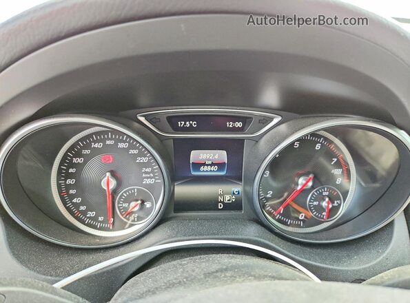WDCTG4GB2LU025531 2020 MERCEDES-BENZ GLA White Instrument cluster view