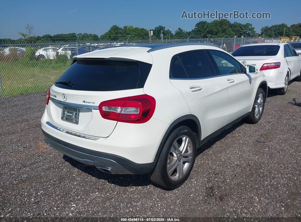 WDCTG4GB4GJ188530 2016 MERCEDES-BENZ GLA 250 White Trasero derecho