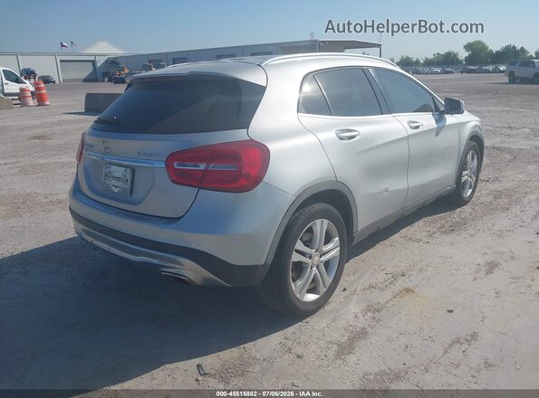 WDCTG4GB4GJ217038 2016 MERCEDES-BENZ GLA 250 Silver Rear right
