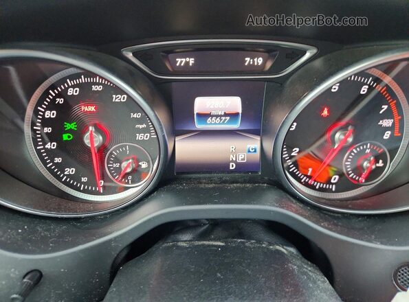 WDCTG4GB4LU028463 2020 MERCEDES-BENZ GLA Белый Вид щитка приборов