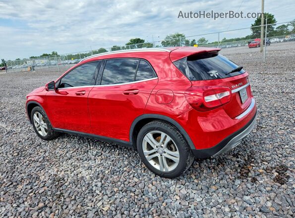 WDCTG4GB6HJ332452 2017 MERCEDES-BENZ GLA Red Rear left