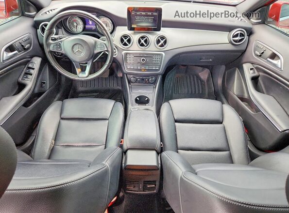 WDCTG4GB6HJ332452 2017 MERCEDES-BENZ GLA Red Dashboard view